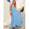 image:imageANRABESS Womens Maxi Dress 2026 Summer Casual Sleeveless Spaghetti Strap Boho Sundress Flowy Tiered Beach Vacation Long DressBright Blue