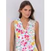 image:imageANRABESS Womens Mini Dresses Sleeveless V Neck Tiered Swing Going Out Beach Vacation Sundress 2026 Summer Casual OutfitsMulticolor Floral