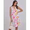 image:imageANRABESS Womens Mini Dresses Sleeveless V Neck Tiered Swing Going Out Beach Vacation Sundress 2026 Summer Casual OutfitsMulticolor Floral