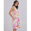 image:imageANRABESS Womens Mini Dresses Sleeveless V Neck Tiered Swing Going Out Beach Vacation Sundress 2026 Summer Casual OutfitsMulticolor Floral