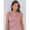 image:imageANRABESS Womens Mini Dresses Sleeveless V Neck Tiered Swing Going Out Beach Vacation Sundress 2026 Summer Casual OutfitsPink Dot Floral