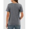 image:imageANRABESS Womens Short Sleeve Tops Casual V Neck Wrinkle  Free Basic T Shirts Summer Cute Tee 2026 Spring Fashion ClothesGrey
