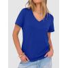 image:imageANRABESS Womens Short Sleeve Tops Casual V Neck Wrinkle  Free Basic T Shirts Summer Cute Tee 2026 Spring Fashion ClothesRoyal Blue
