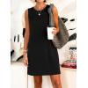 image:imageANRABESS Womens Summer Casual Mini Dresses 2026 Sleeveless Crewneck WrinkleFree Sundress Beach Vacation Short Tank DressBlack