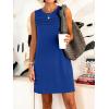 image:imageANRABESS Womens Summer Casual Mini Dresses 2026 Sleeveless Crewneck WrinkleFree Sundress Beach Vacation Short Tank DressRoyal Blue