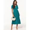 image:imageANRABESS Womens Summer Casual Short Sleeve T Shirts Maxi Dress Flowy V Neck Tiered Beach Vacation Sundress 2026 OutfitsLake