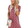 image:imageANRABESS Womens Summer Maxi Dress Short Sleeve Casual Loose Long T Shirt Dresses Split Vacation Beach Sundress Travel OutfitsFloral Red