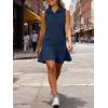 image:imageANRABESS Womens Summer Mini Dresses Polo Sleeveless Shift Short Dress Tennis Golf Athletic Casual Travel Vacation ClothesNavy Blue