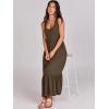 image:imageANRABESS Womens Summer Sleeveless Maxi Sundress Swing Casual Flowy Tiered Shirts Dress Beach Travel Vacation OutfitsCoffee
