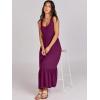 image:imageANRABESS Womens Summer Sleeveless Maxi Sundress Swing Casual Flowy Tiered Shirts Dress Beach Travel Vacation OutfitsPurple
