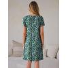 image:imageANRABESS Womens Summer T Shirt Dress Casual V Neck Short Sleeve Floral Boho Flowy Mini Dresses 2026 Beach Vacation ClothesFloral Blue Green