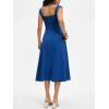 image:imageANRABESS Womens Sweetheart Neck Sleeveless Midi Dress 2026 Summer Formal Wedding Guest Party Cocktail Dresses with PocketsBlue