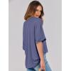 image:imageANRABESS Womens Tops Oversized T Shirts Short Sleeve Crewneck Summer Casual Loose Basic Tee Shirt 2026 Trendy Fashion ClothesBlue Gray