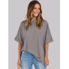 image:imageANRABESS Womens Tops Oversized T Shirts Short Sleeve Crewneck Summer Casual Loose Basic Tee Shirt 2026 Trendy Fashion ClothesBrown