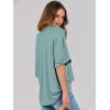 image:imageANRABESS Womens Tops Oversized T Shirts Short Sleeve Crewneck Summer Casual Loose Basic Tee Shirt 2026 Trendy Fashion ClothesCadet Blue