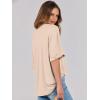 image:imageANRABESS Womens Tops Oversized T Shirts Short Sleeve Crewneck Summer Casual Loose Basic Tee Shirt 2026 Trendy Fashion ClothesCream