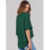 image:imageANRABESS Womens Tops Oversized T Shirts Short Sleeve Crewneck Summer Casual Loose Basic Tee Shirt 2026 Trendy Fashion ClothesDark Green