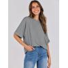 image:imageANRABESS Womens Tops Oversized T Shirts Short Sleeve Crewneck Summer Casual Loose Basic Tee Shirt 2026 Trendy Fashion ClothesGray