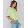 image:imageANRABESS Womens Tops Oversized T Shirts Short Sleeve Crewneck Summer Casual Loose Basic Tee Shirt 2026 Trendy Fashion ClothesLight Green