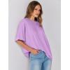 image:imageANRABESS Womens Tops Oversized T Shirts Short Sleeve Crewneck Summer Casual Loose Basic Tee Shirt 2026 Trendy Fashion ClothesLilac
