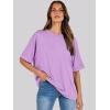 image:imageANRABESS Womens Tops Oversized T Shirts Short Sleeve Crewneck Summer Casual Loose Basic Tee Shirt 2026 Trendy Fashion ClothesLilac