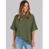image:imageANRABESS Womens Tops Oversized T Shirts Short Sleeve Crewneck Summer Casual Loose Basic Tee Shirt 2026 Trendy Fashion ClothesOlive Green