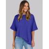image:imageANRABESS Womens Tops Oversized T Shirts Short Sleeve Crewneck Summer Casual Loose Basic Tee Shirt 2026 Trendy Fashion ClothesRoyal Blue