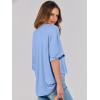 image:imageANRABESS Womens Tops Oversized T Shirts Short Sleeve Crewneck Summer Casual Loose Basic Tee Shirt 2026 Trendy Fashion ClothesSky Blue
