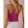 image:imageANRABESS Womens Workout Tops Ribbed Crop Tank Backless Sleeveless Scoop Neck Going Out Camis Shirts 2026 Summer Gym ClothesHot Pink