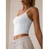 image:imageANRABESS Womens Workout Tops Ribbed Crop Tank Backless Sleeveless Scoop Neck Going Out Camis Shirts 2026 Summer Gym ClothesWhite