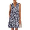 Blue White Floral