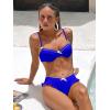 image:imageANRABESS Bikini Sets for Women Two Piece Cheeky Swimsuit String Sexy Ruffle High Cut Triangle Bathing Suit Cute Swimwear 2026Royal Blue