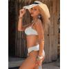 image:imageANRABESS Bikini Sets for Women Two Piece Cheeky Swimsuit String Sexy Ruffle High Cut Triangle Bathing Suit Cute Swimwear 2026White