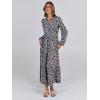 image:imageANRABESS Long Sleeve Midi Dresses for Women Casual 2026 Spring Crewneck A Line Tiered Flowy Loose Trendy Dresses with PocketsFloral Blue Purple