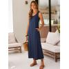 image:imageANRABESS Maxi Dresses for WomenScoop Neck Sleeveless Long Tank DressSummer Casual Sundress for BeachTravel amp VacationNavy Blue