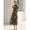 image:imageANRABESS Women Summer Floral Maxi Dress Short Sleeve Boho Flowy Tulle Beach Vacation Wedding Guest 2026 Party Long DressesRed and Yellow Rose