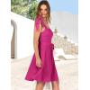 image:imageANRABESS Womens Sleeveless Tie Strap Mini Dress Summer Square Neck Smocked A Line Swing Elegant Cute Cocktail Short Dresses