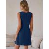 image:imageANRABESS Womens Summer Dresses Lace Crew Neck Sleeveless Sundress 2026 Mini Tank Dress Boho Beach Cover Ups with PocketsBlue