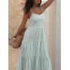 image:imageANRABESS Womens Summer Midi Dresses Casual Striped Plaid Sleeveless Flowy Maxi Dress 2026 Beach Vacation SundressGreen White Stripe