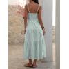 image:imageANRABESS Womens Summer Midi Dresses Casual Striped Plaid Sleeveless Flowy Maxi Dress 2026 Beach Vacation SundressGreen White Stripe