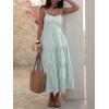 image:imageANRABESS Womens Summer Midi Dresses Casual Striped Plaid Sleeveless Flowy Maxi Dress 2026 Beach Vacation SundressGreen White Stripe