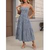 image:imageANRABESS Womens Summer Midi Dresses Casual Striped Plaid Sleeveless Flowy Maxi Dress 2026 Beach Vacation SundressNavy Blue White Plaid