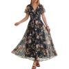 Black Pink Floral