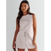 image:imageANRABESS Romper for Women Short Jumpsuit Summer Casual Dressy Sleeveless Outfits Beach Vacation 2026 Trendy One Piece ClothesAprioct