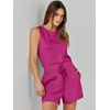 image:imageANRABESS Romper for Women Short Jumpsuit Summer Casual Dressy Sleeveless Outfits Beach Vacation 2026 Trendy One Piece ClothesHot Pink