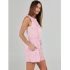 image:imageANRABESS Romper for Women Short Jumpsuit Summer Casual Dressy Sleeveless Outfits Beach Vacation 2026 Trendy One Piece ClothesPink