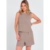 image:imageANRABESS Two Piece Sets for Women Summer Casual Sleeveless Tank Top Matching Shorts Lounge Sets Pajamas 2026 Trendy ClothesLight Camel