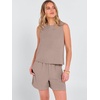 image:imageANRABESS Two Piece Sets for Women Summer Casual Sleeveless Tank Top Matching Shorts Lounge Sets Pajamas 2026 Trendy ClothesLight Camel