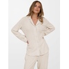image:imageANRABESS Women Pajama Lounge Sets 2026 Fall 2 Piece Outfits Ribbed Long Sleeve Matching PJ Set Sleepwear LoungewearBeige
