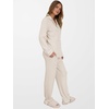 image:imageANRABESS Women Pajama Lounge Sets 2026 Fall 2 Piece Outfits Ribbed Long Sleeve Matching PJ Set Sleepwear LoungewearBeige